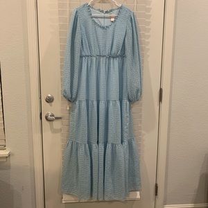 Rachel Parcell blue maxi dress NWOT!